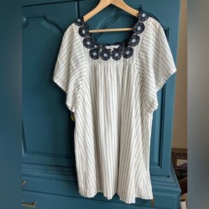 Madewell Embroidered Cotton Dress